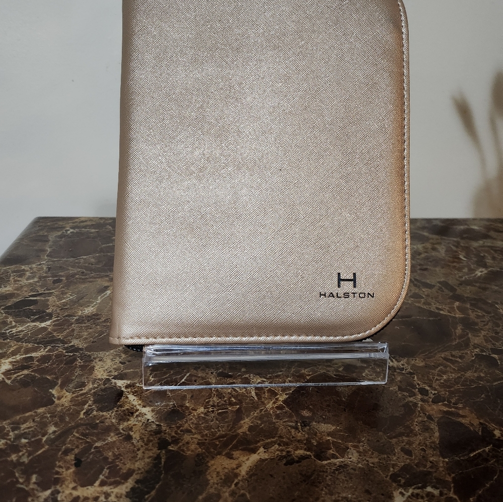 Halston Rose Gold Jewerly Case NWOT